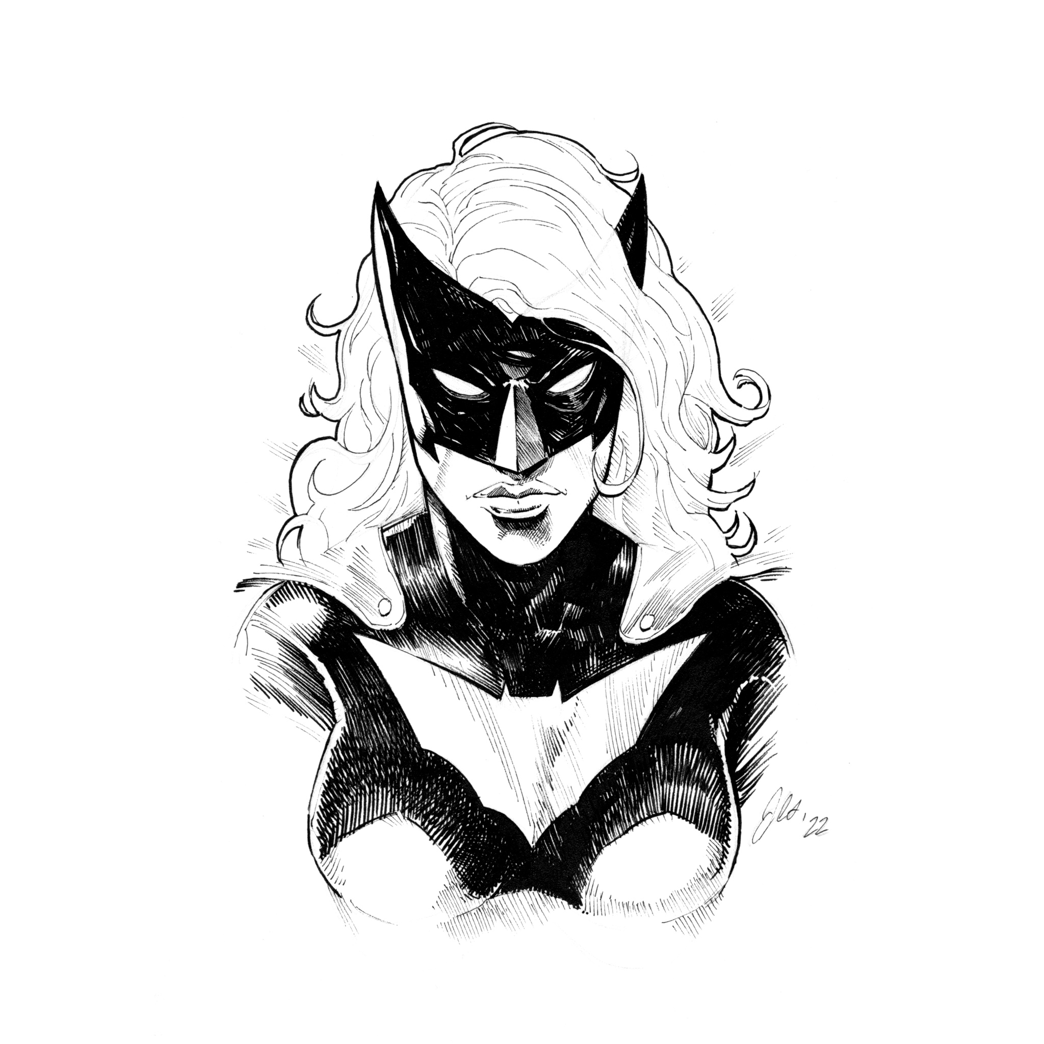 Batwoman Original Art (6” x 8.5”)