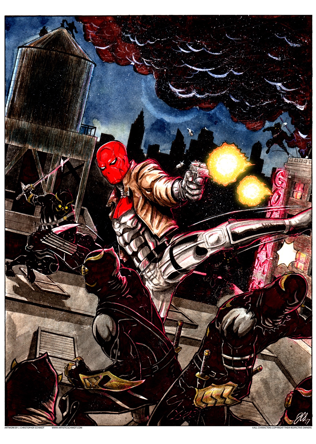 Red Hood illustration Print (11”x14”)