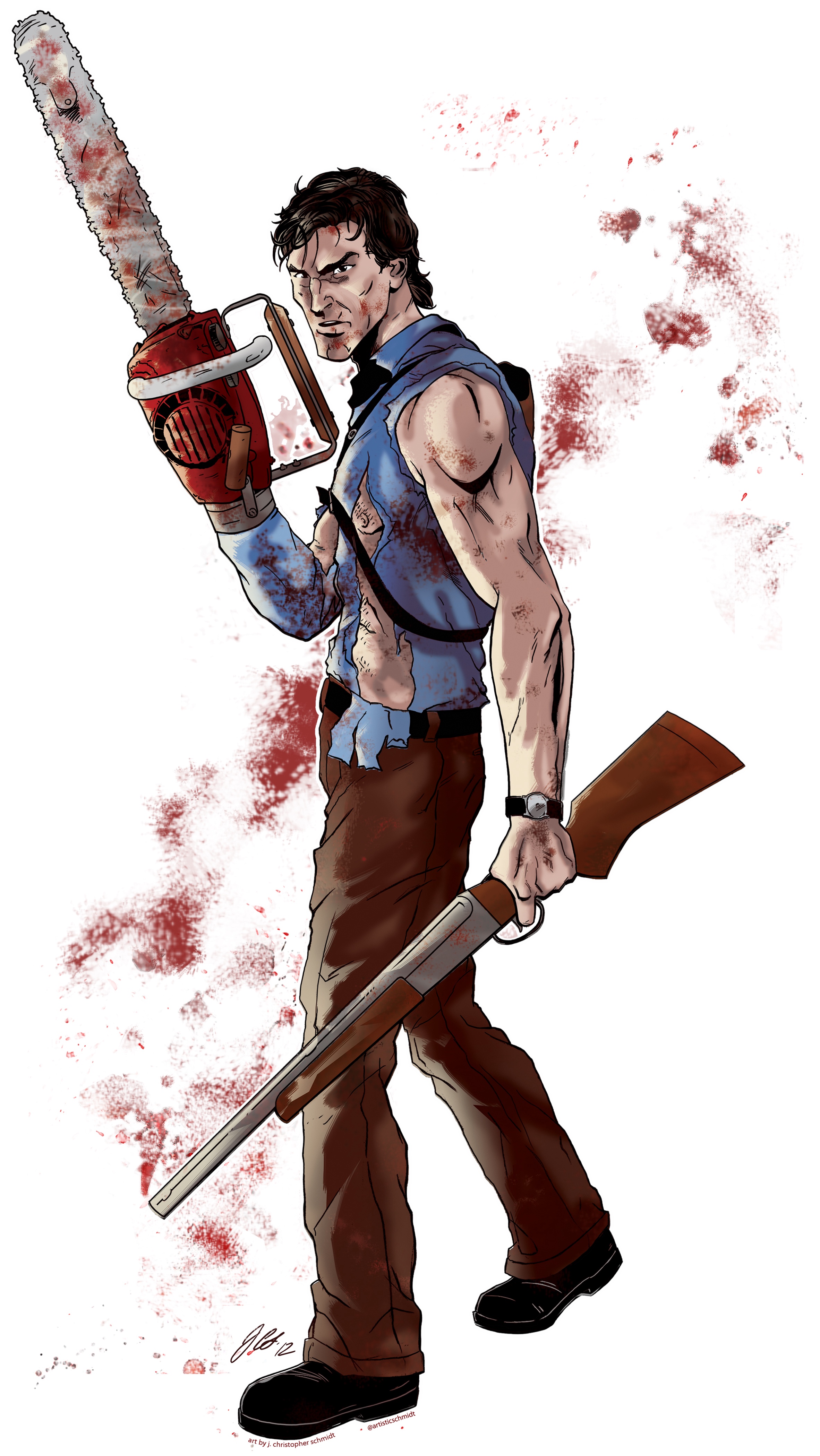 Ash illustration Print (11”x17”)