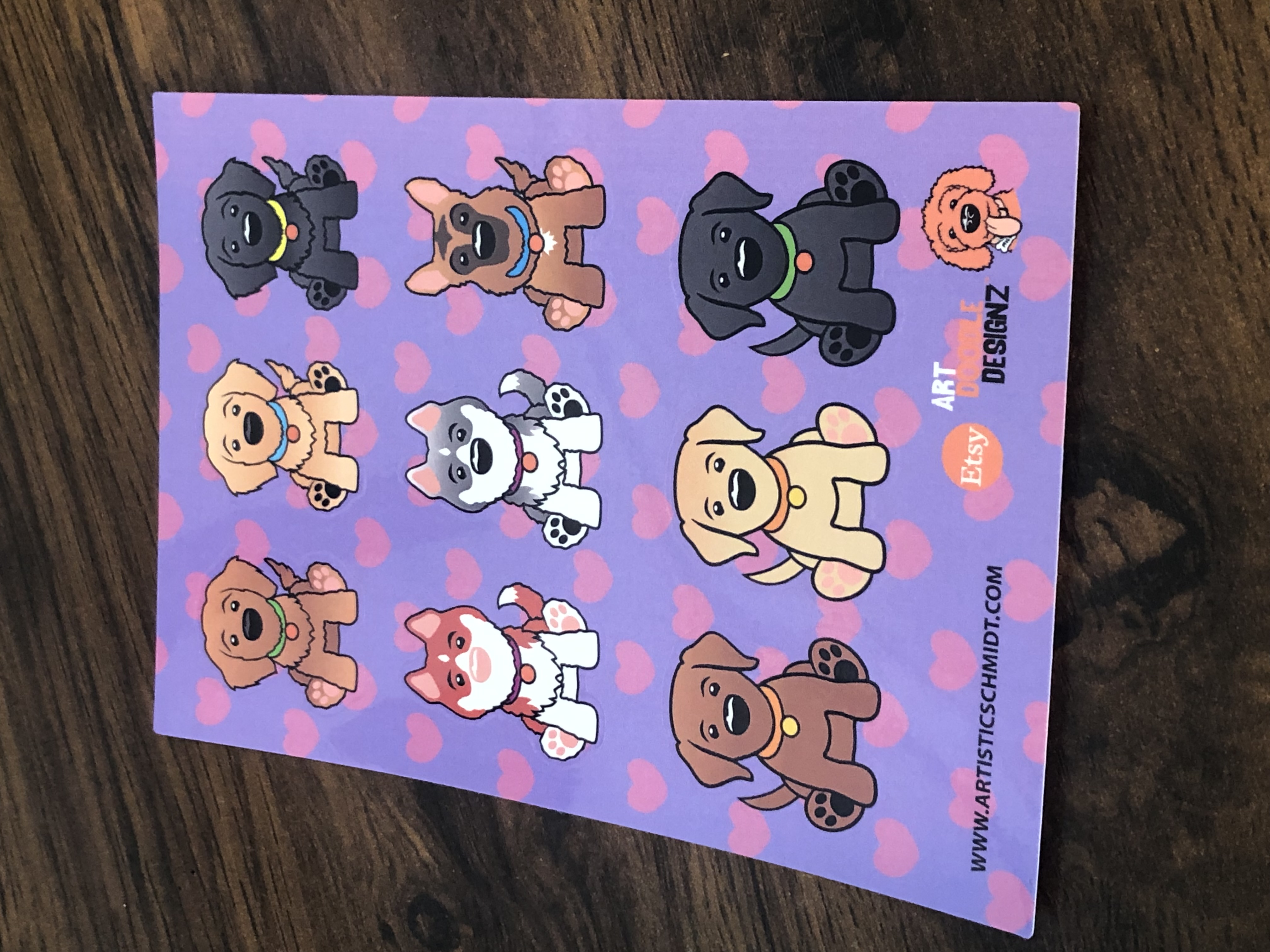 Dog Sticker Sheet 2