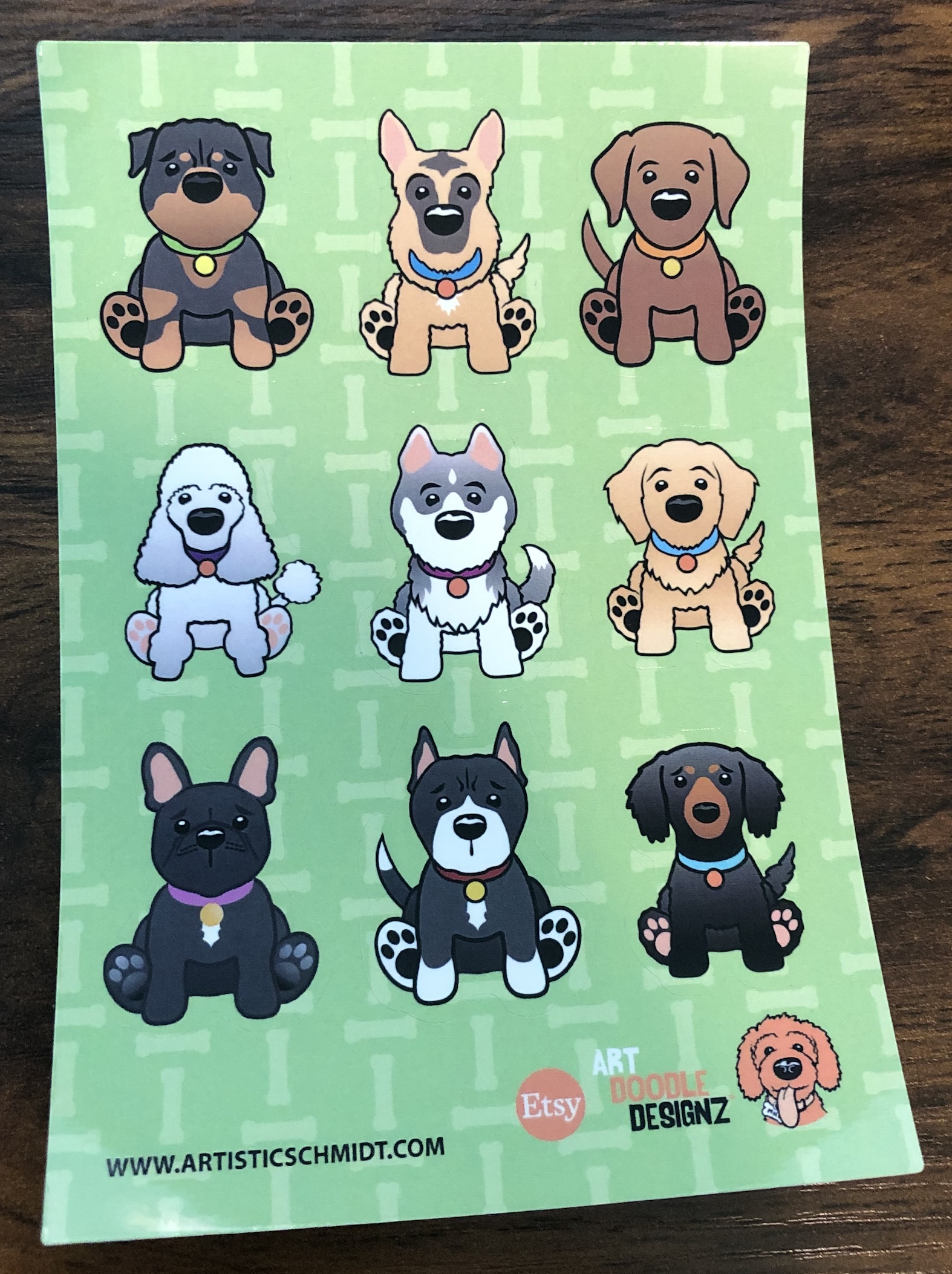 Dog Sticker Sheet 5