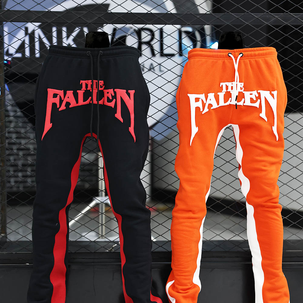 50 Puff Printed Stacked Pants