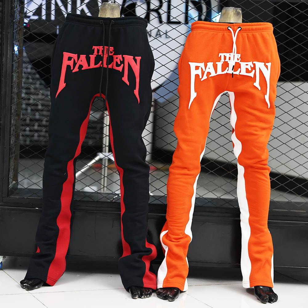 50 Puff Printed Stacked Pants