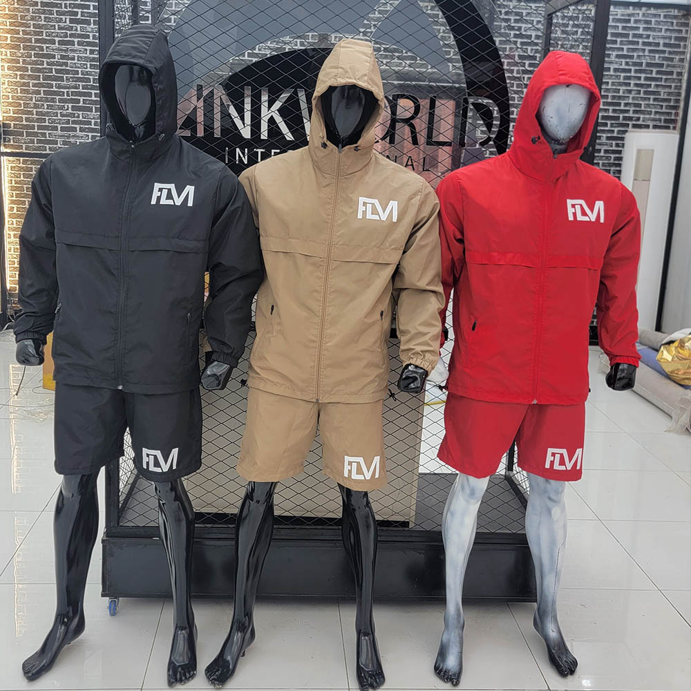 50 Mens Windbreaker Shortsets