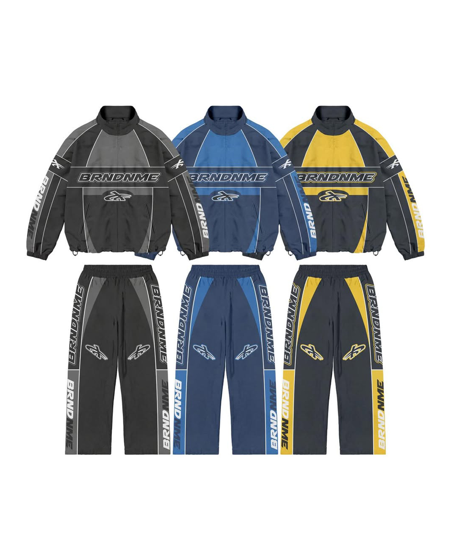 Custom Sublimation Style Windbreaker Track Suit Set