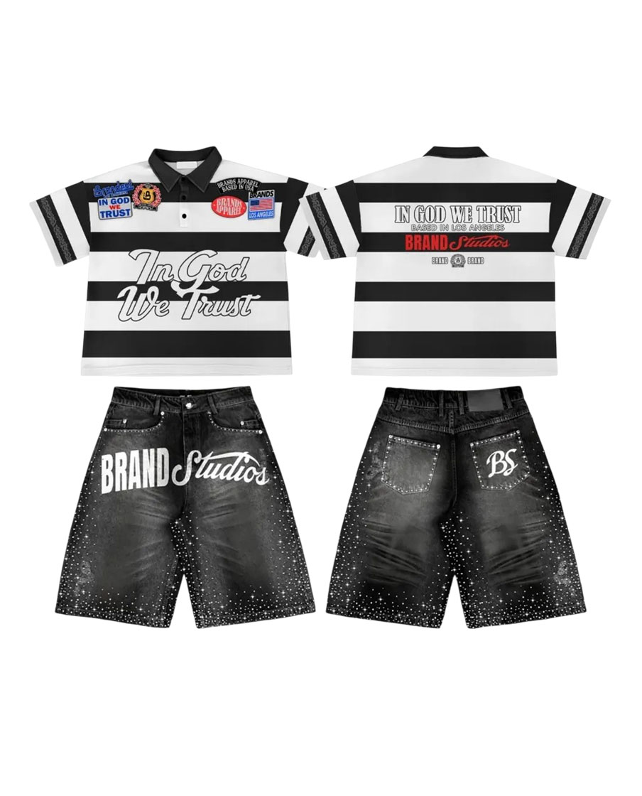 New Arrival Customized Design Shirts & Shorts Set 