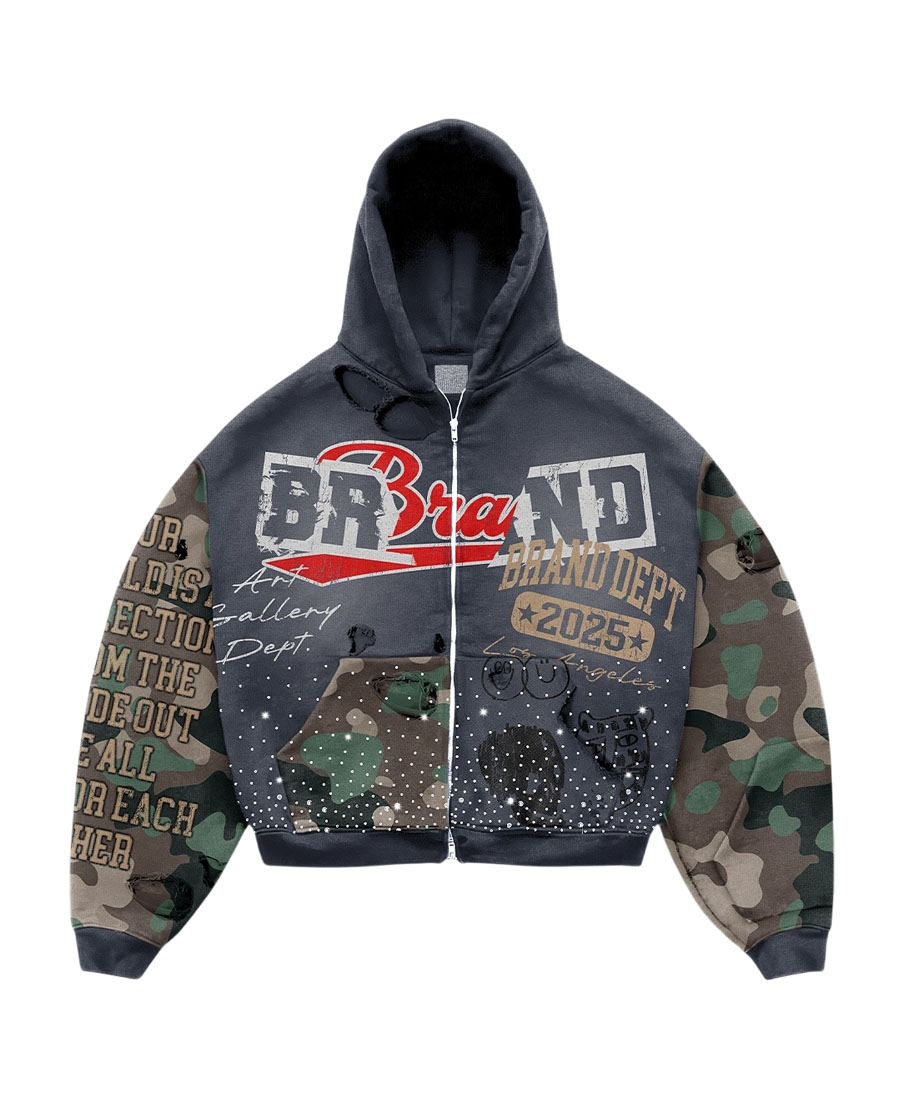 Custom Manufacturer Urban Graffiti Design Tracksuit Set