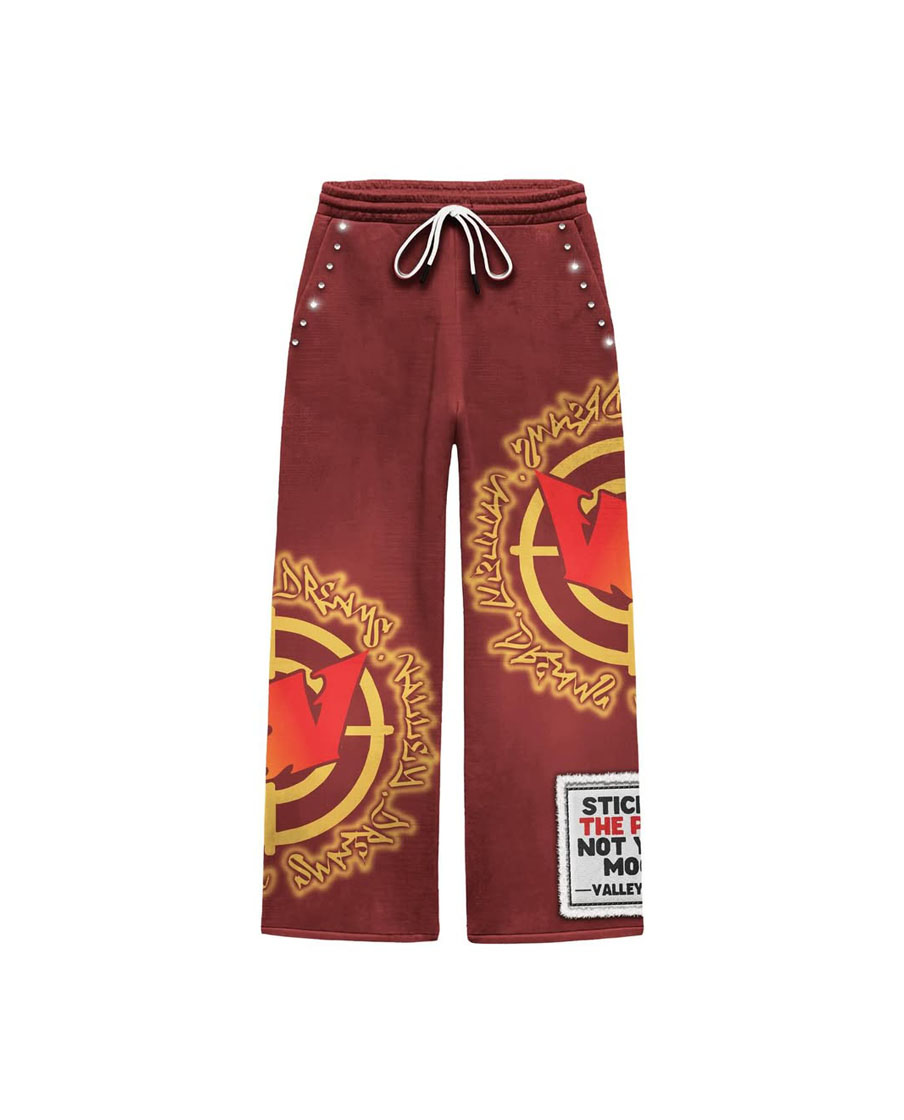 Street Wear Style Patchwork Tracksuit Set 