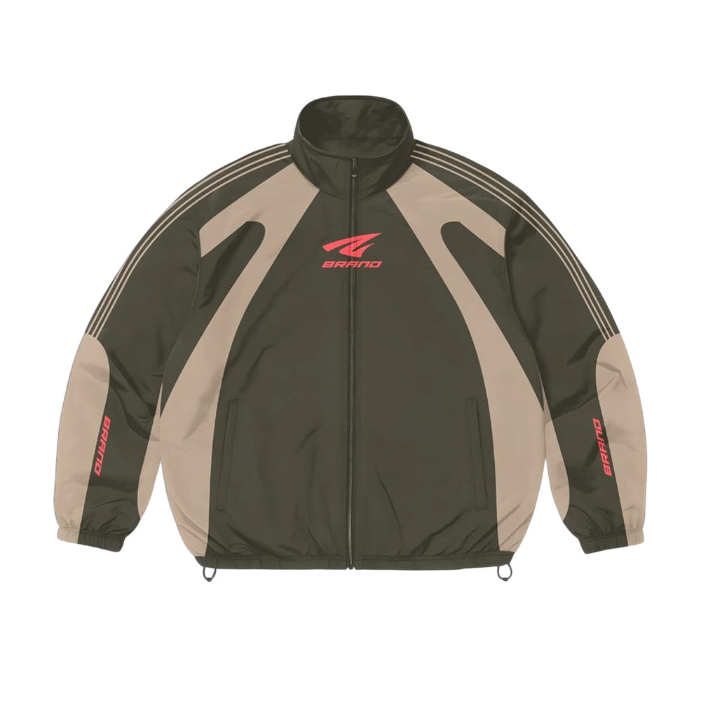 Custom Sublimation Windbreaker Jacket & Sweatpants Two Piece Set                                                                   