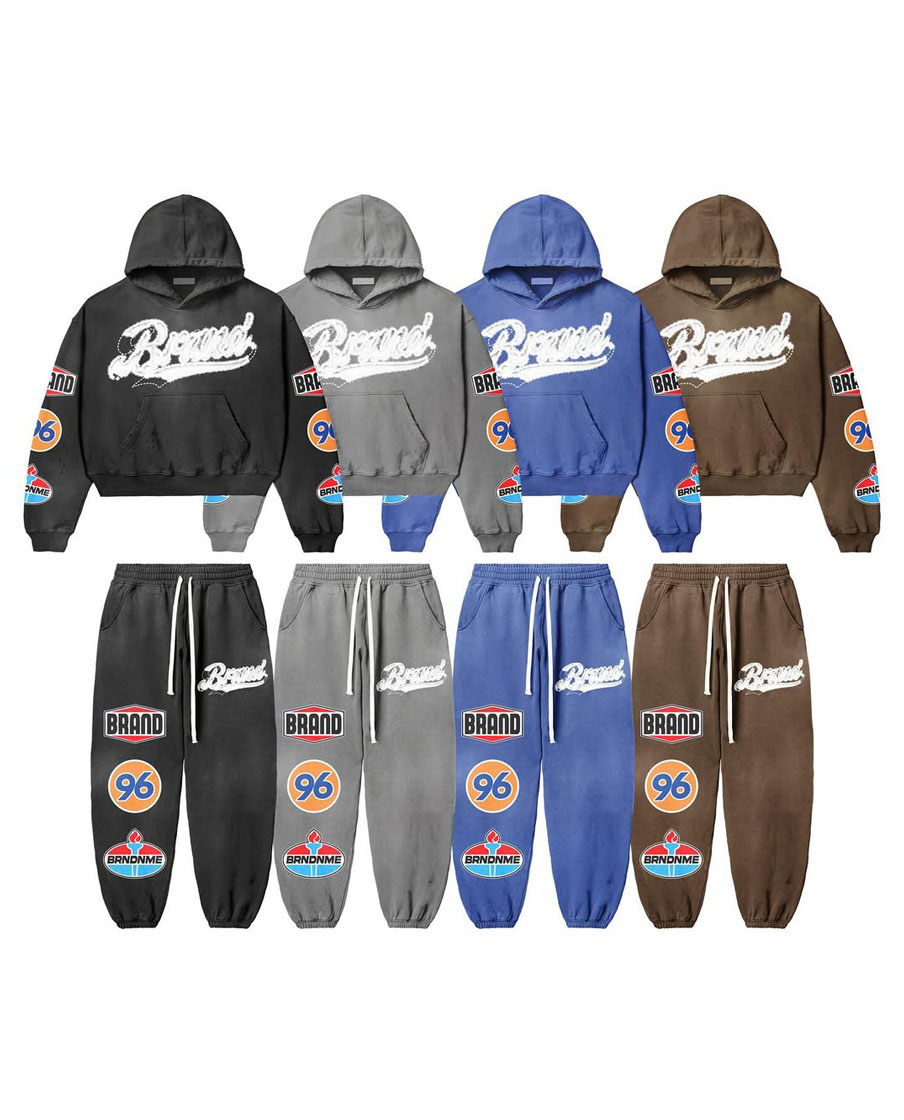 Brand Graphic Hoodie & Sweatpants Set