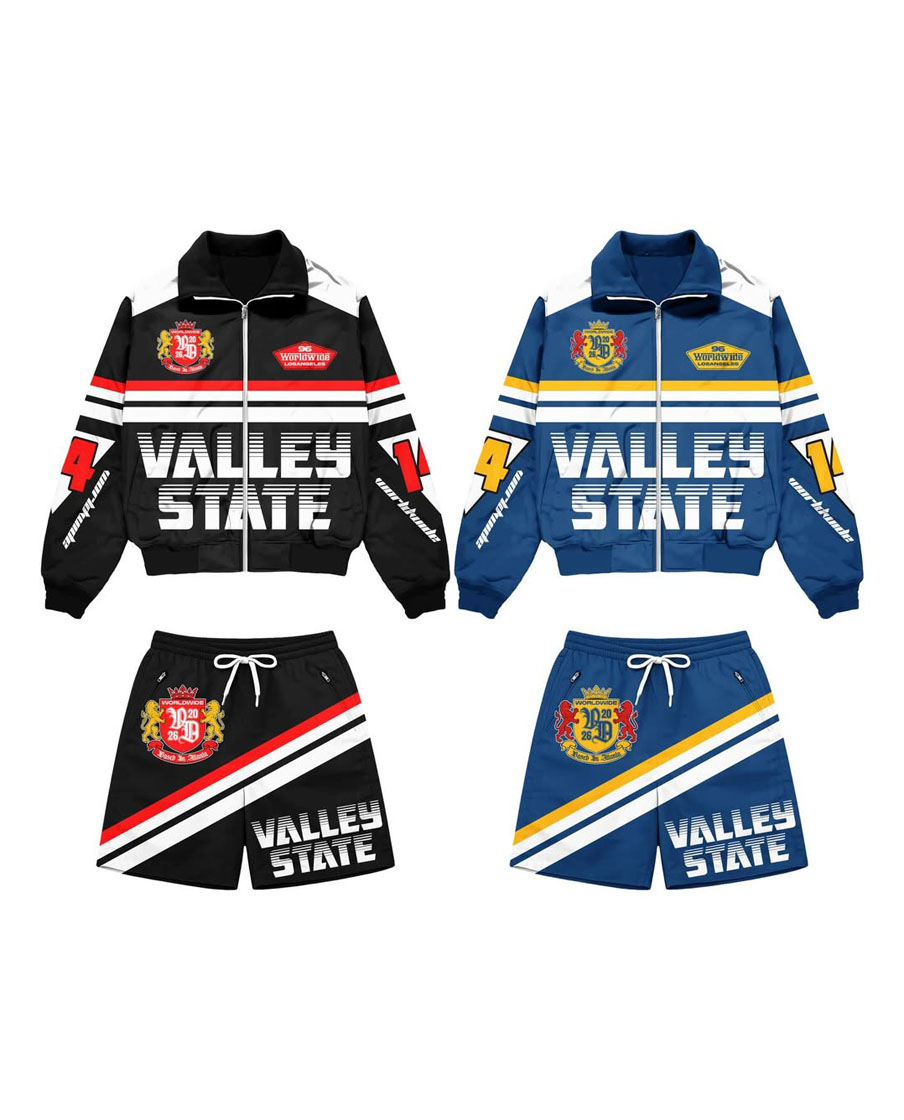 Custom Sublimation Style Manufacturer windbreaker Track Suit Set