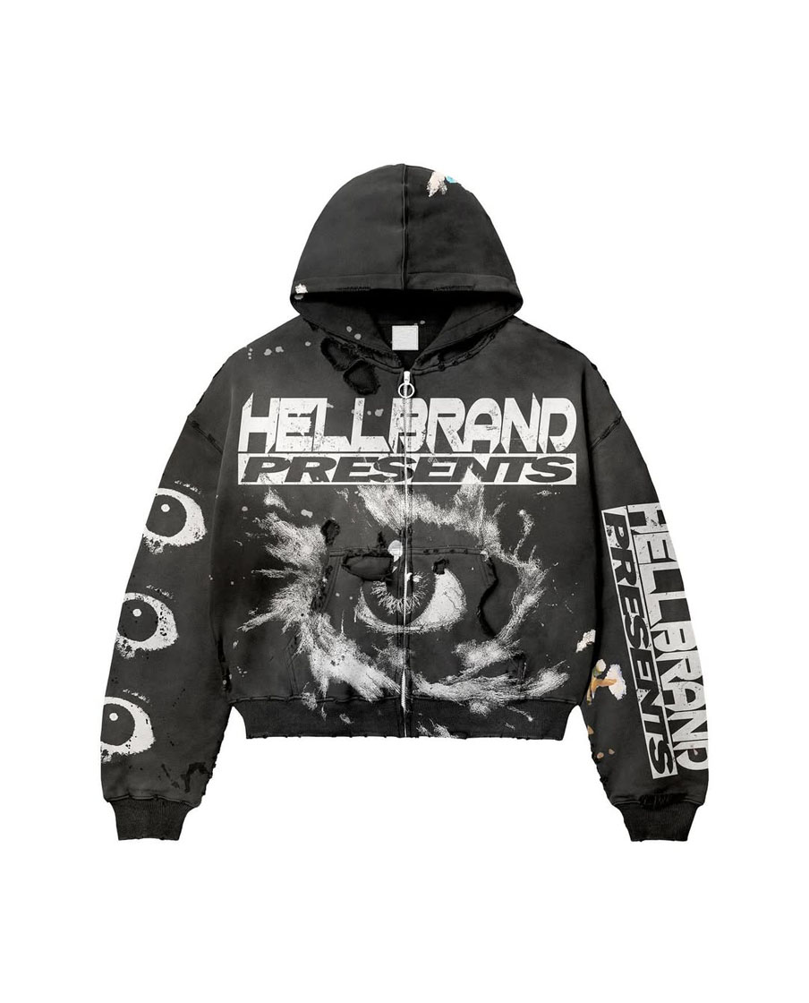 HELLBRAND Eye Logo Graphic Hoodie