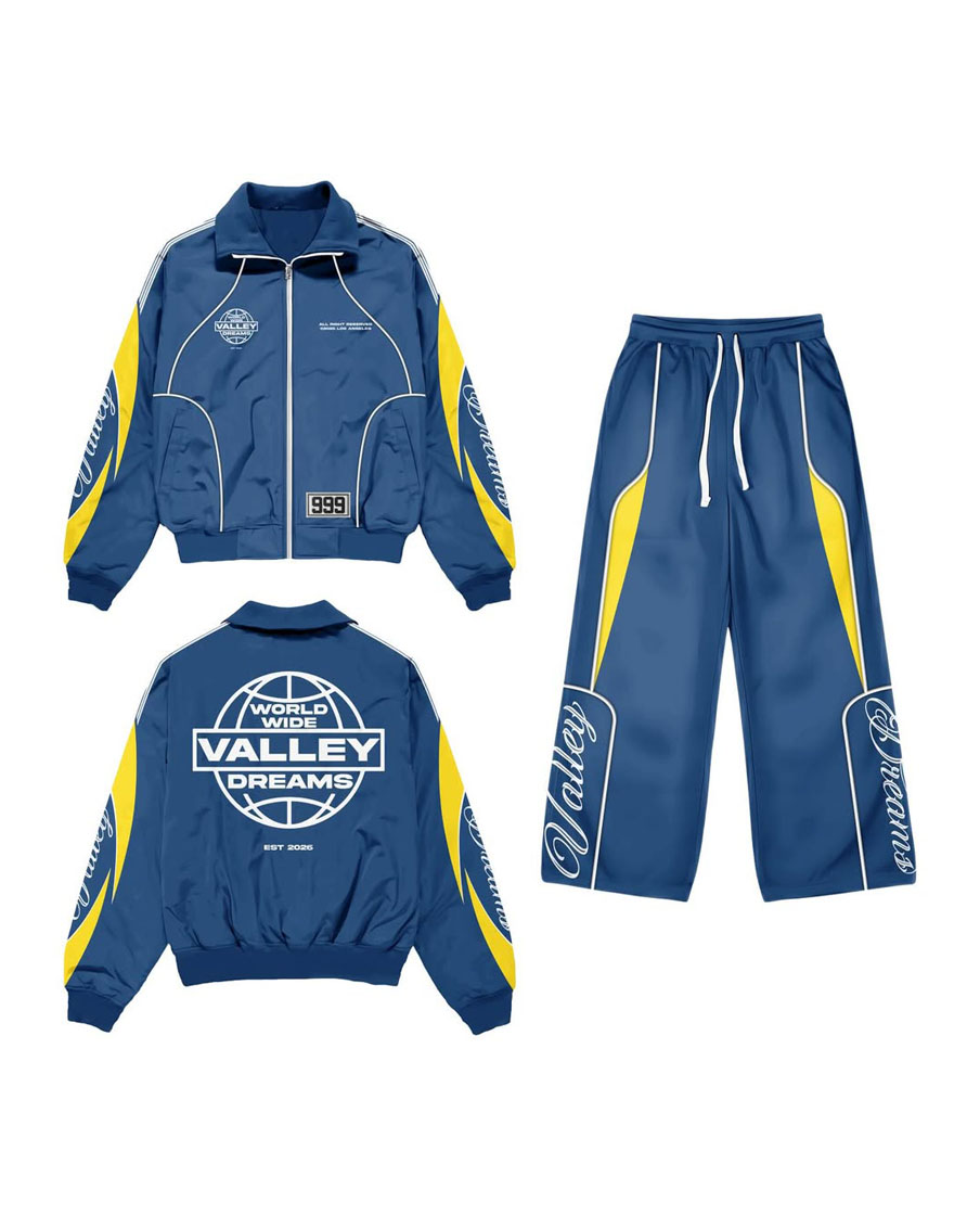 Custom Manufacturer Sublimation Style Windbreaker Tracksuit