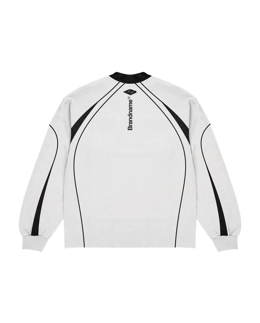 Custom White Color Graphic Style Sweatshirt