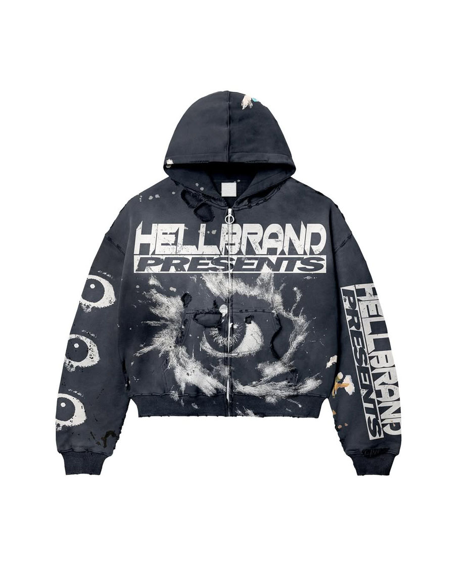 HELLBRAND Eye Logo Graphic Hoodie