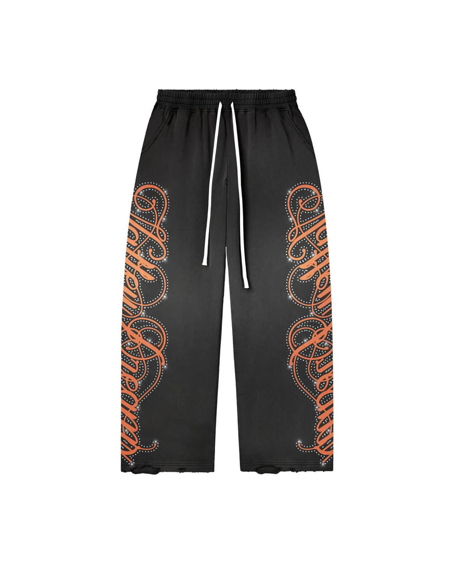 Custom Logo Dream Script Hoodie & Sweatpants Tracksuit Set