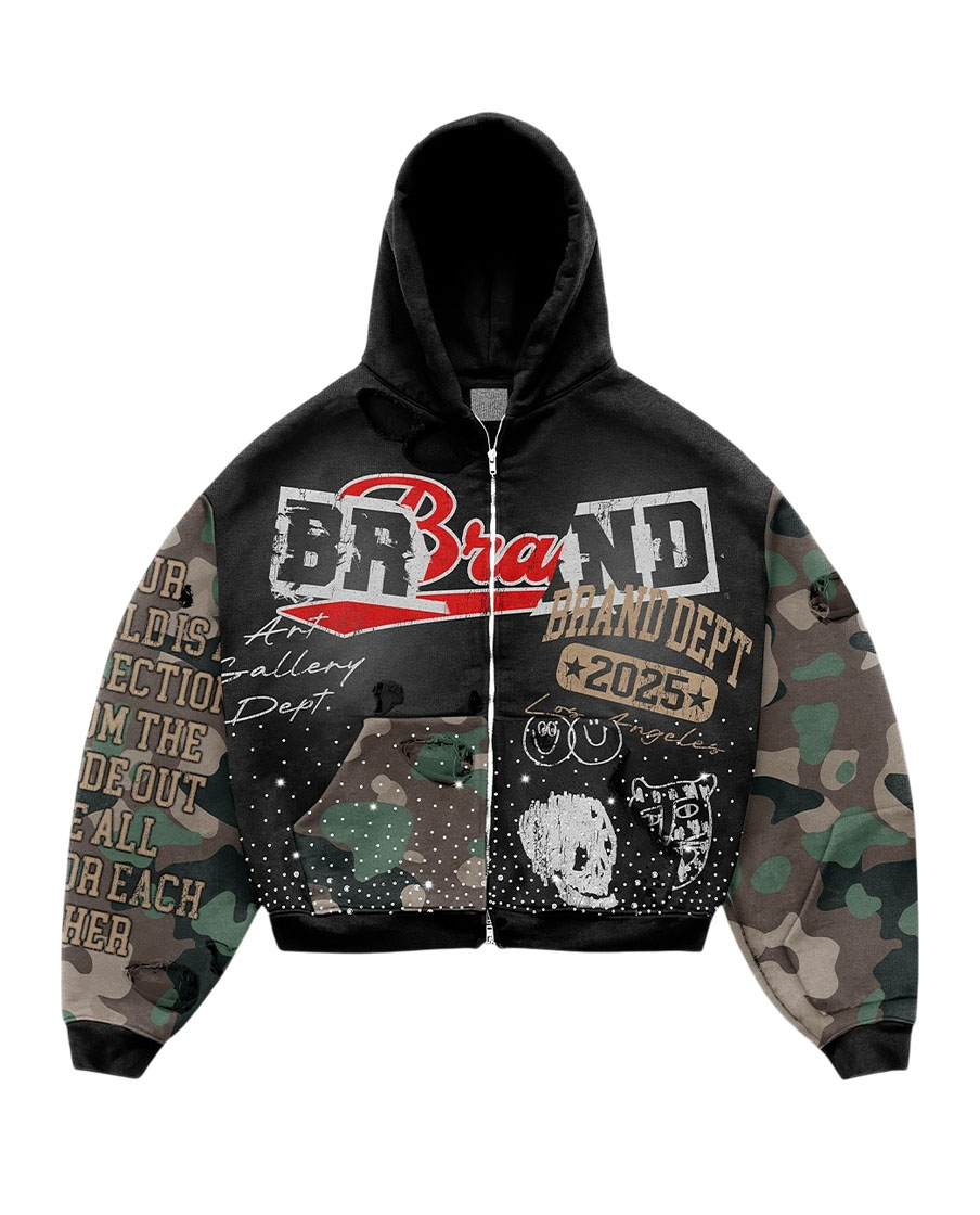 Custom Manufacturer Urban Graffiti Design Tracksuit Set