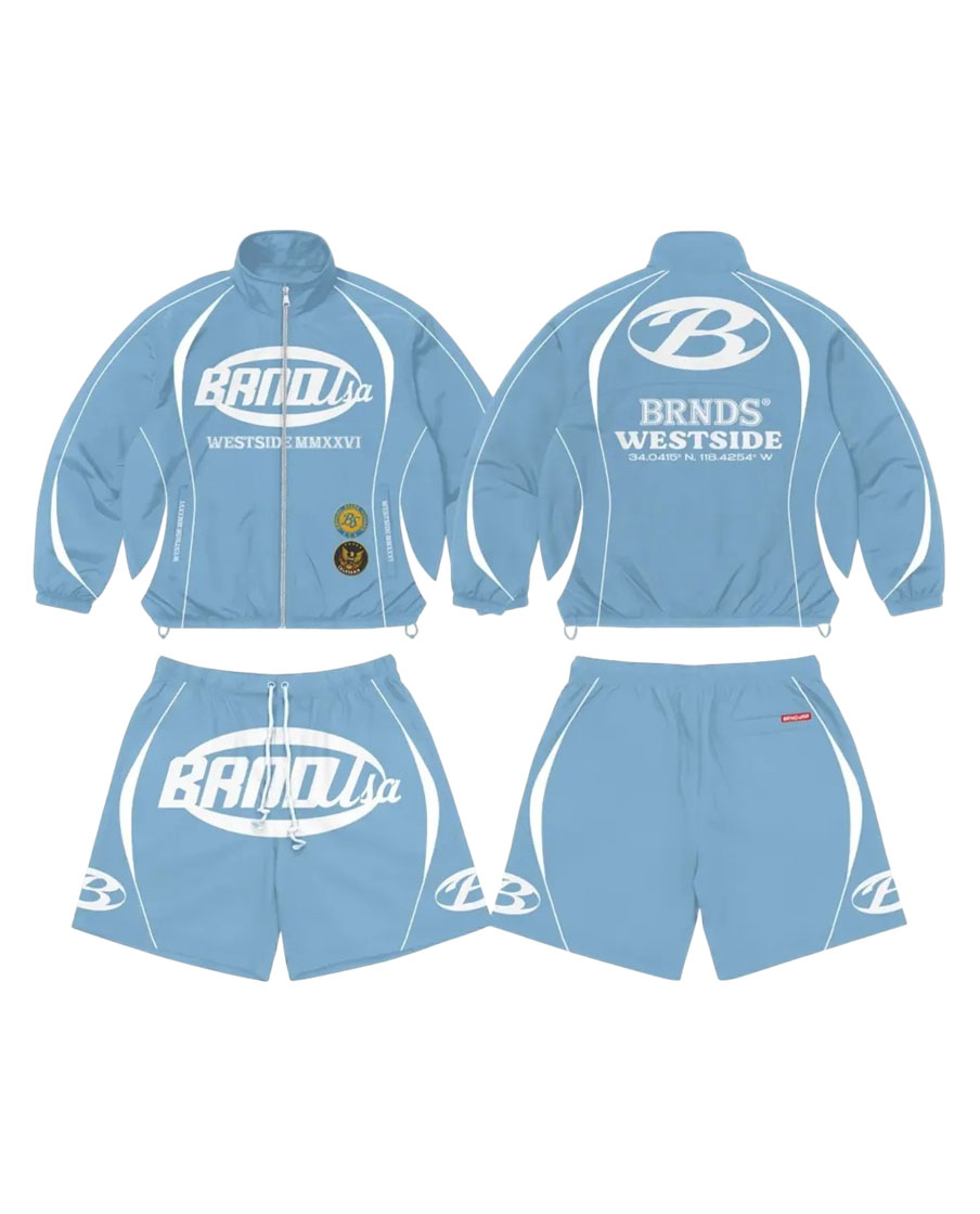 Men's Premium Polyester Windbreaker Short Set