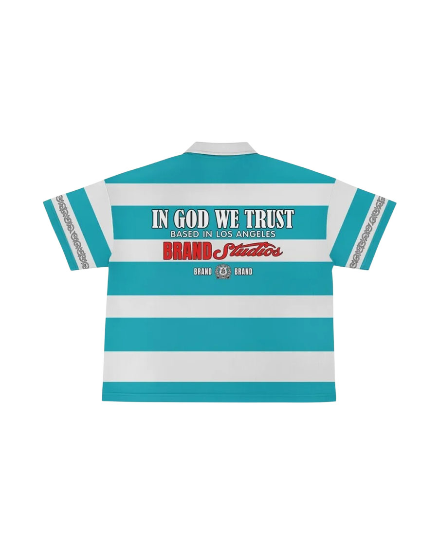 Custom Embroidery Logos Design Polo Shirts & Denim Shorts Set