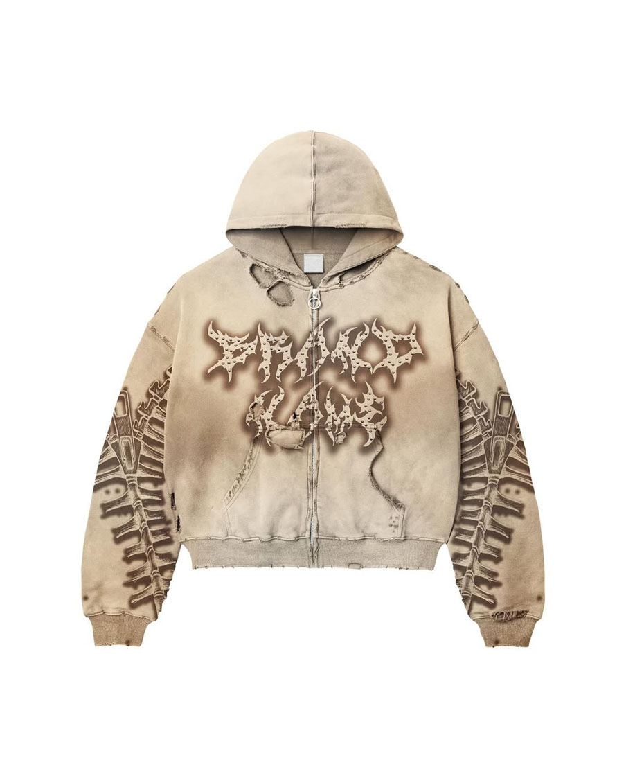 Artistic Graffiti Hoodie & Shorts Set