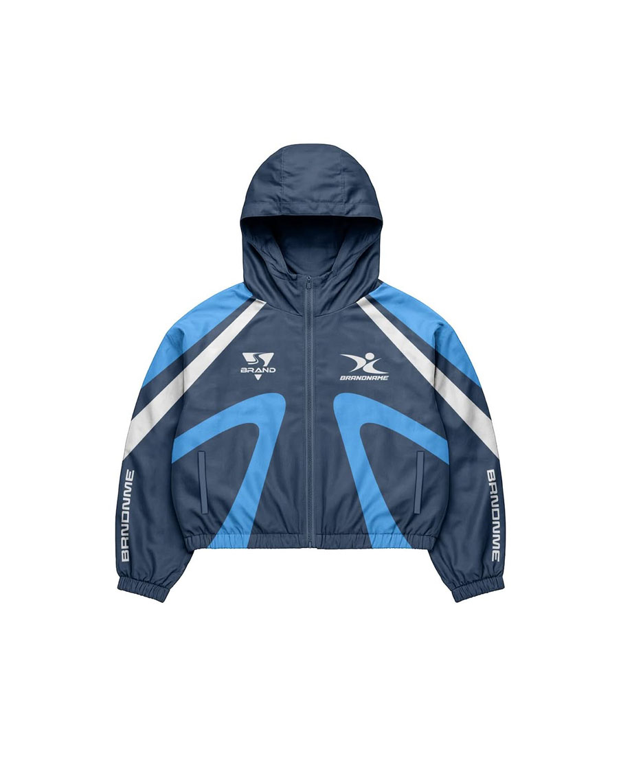 Unisex Sports Windbreaker Tracksuit Set