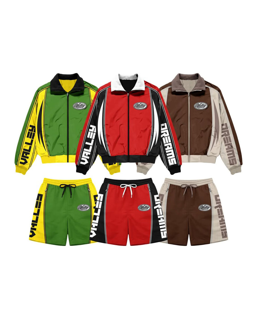 Custom Sublimation Windbreaker Short Set