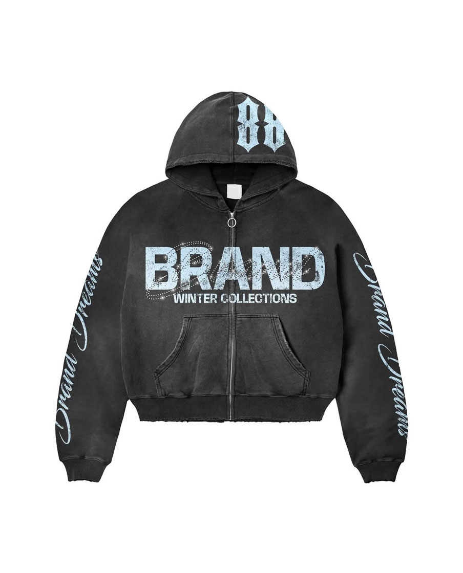 Premium Quality Embroidery Logo Zipper Tracksuit 
