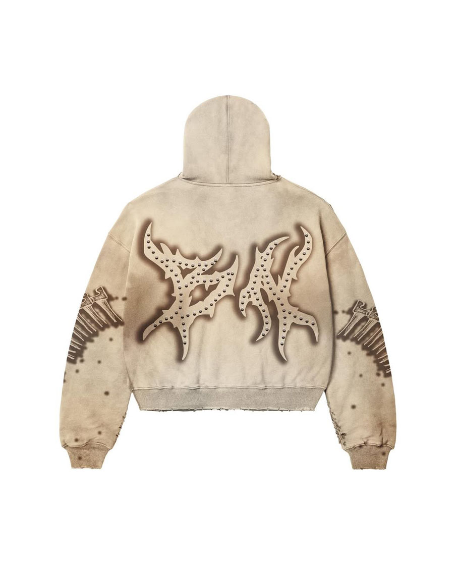 Artistic Graffiti Hoodie & Shorts Set