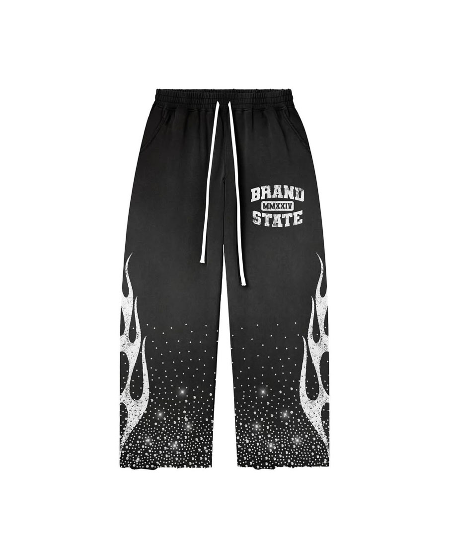 BRAND STATE Logo Style Tracksuit Set