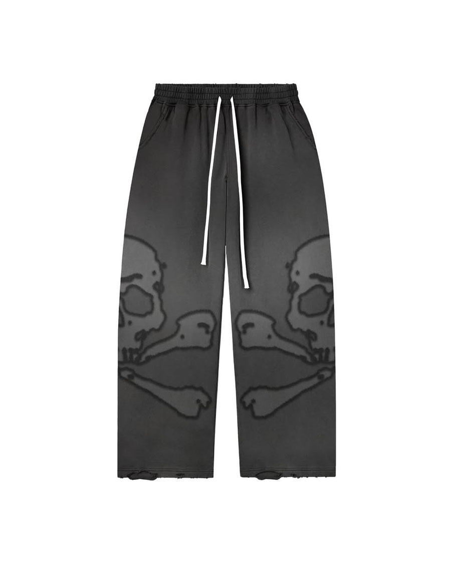 Skull & Crossbones Hoodie Jogger Trousers Tracksuit Set