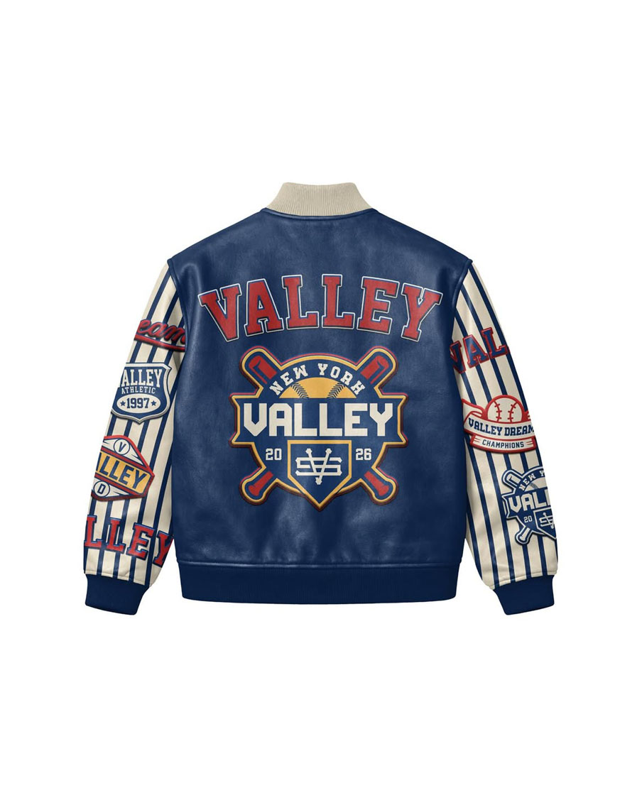 Custom Logo Valley Dreams Design  Varsity Jacket