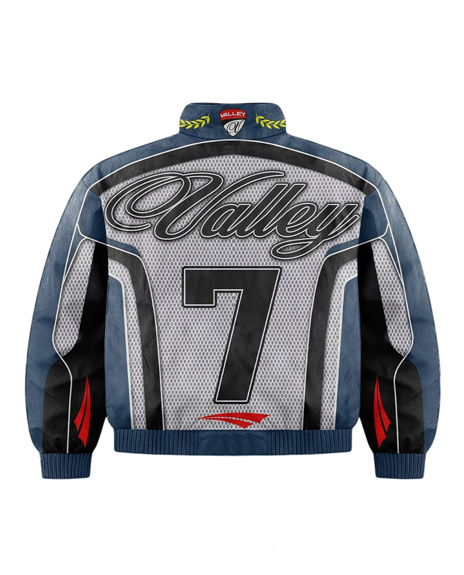 Custom Sublimation Valley Racing Windbreaker Jacket