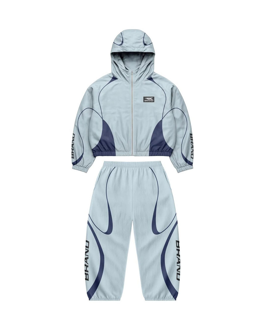 Custom Manufacturer Sublimation Style Windbreaker Suit