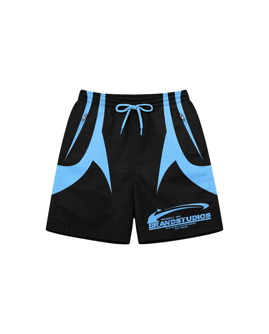 New Arrival Custom Sublimation Windbreaker Shorts Set