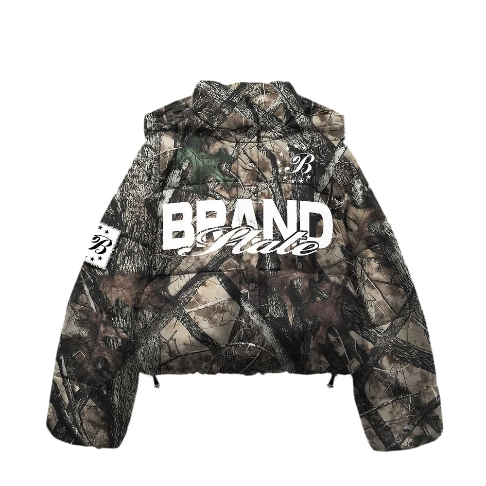 Custom Bubble Wind Breaker Puffer Winter Jacket For Men