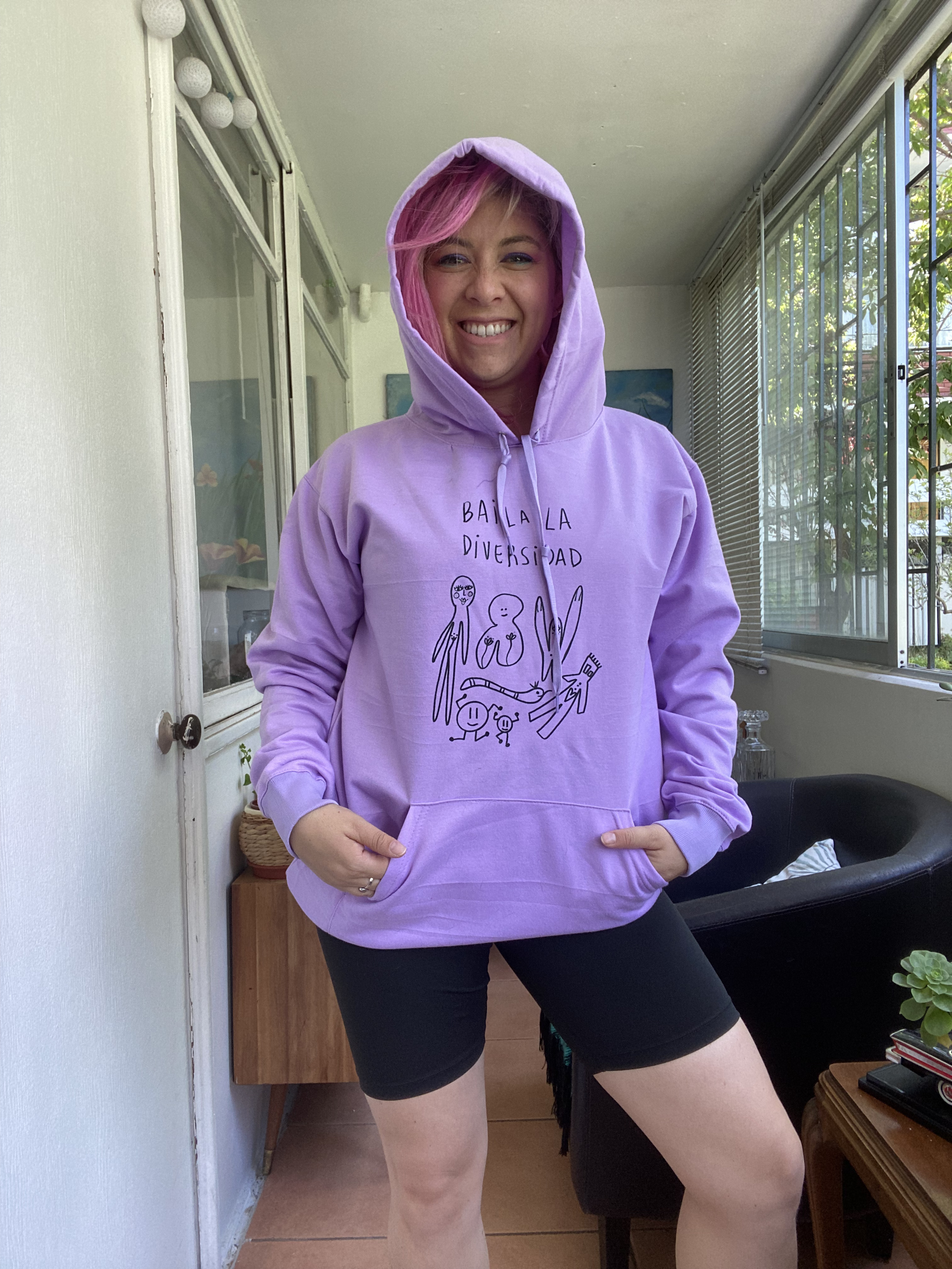 Baila la diversidad, Morado, Talla L