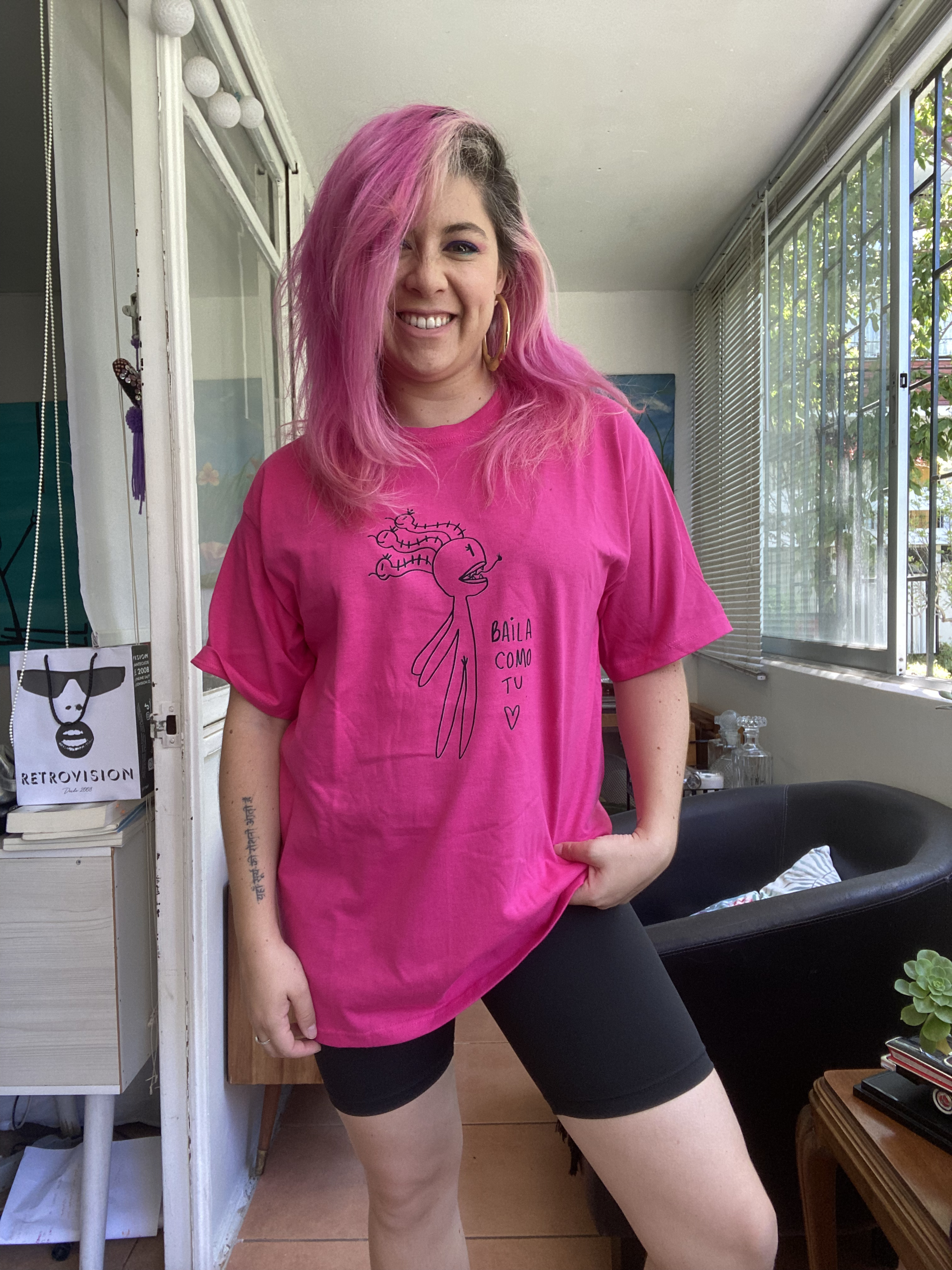 Baila como tu, Fucsia, Talla L