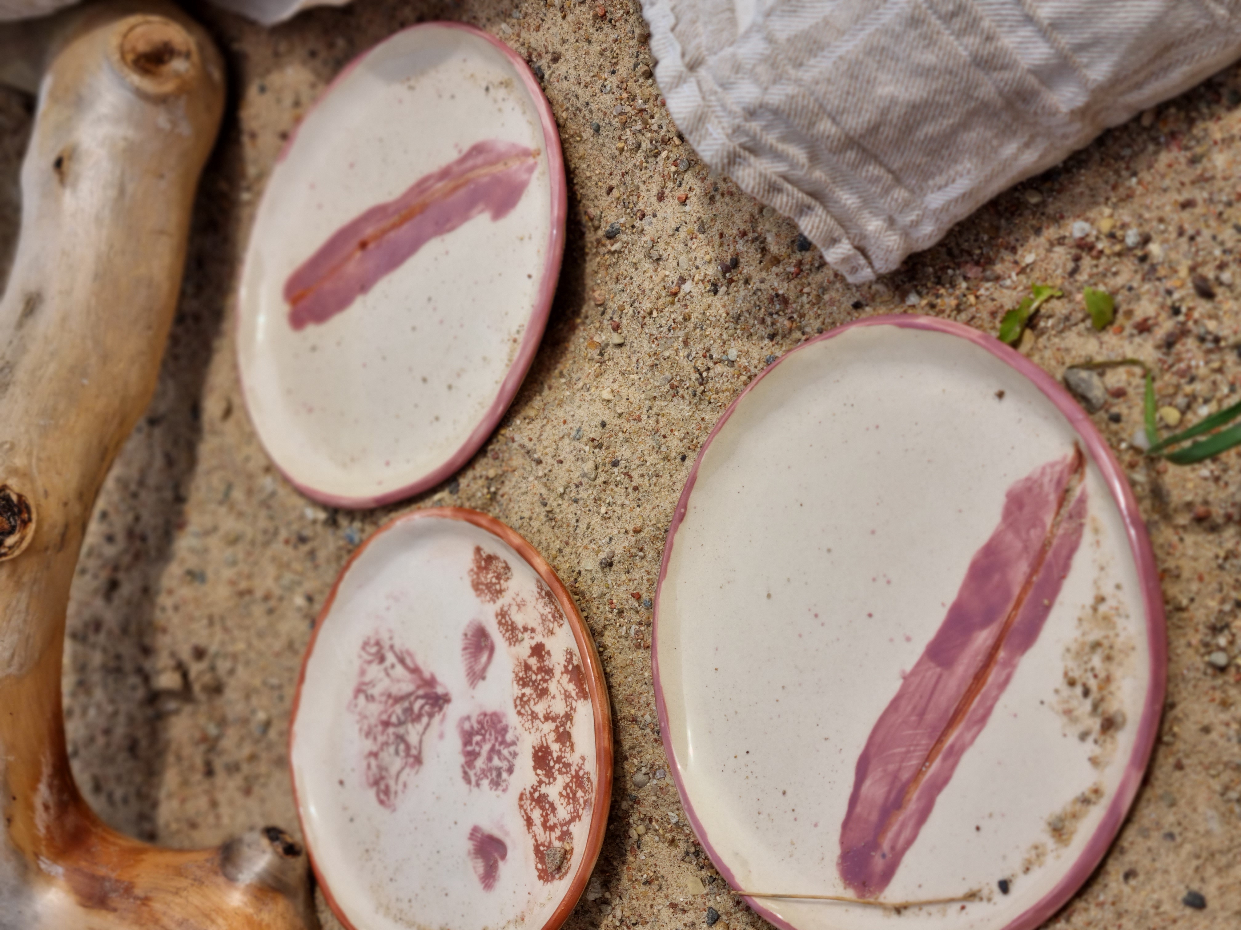 Atsiminimų lėkštelės "linkėjimai nuo jūros"