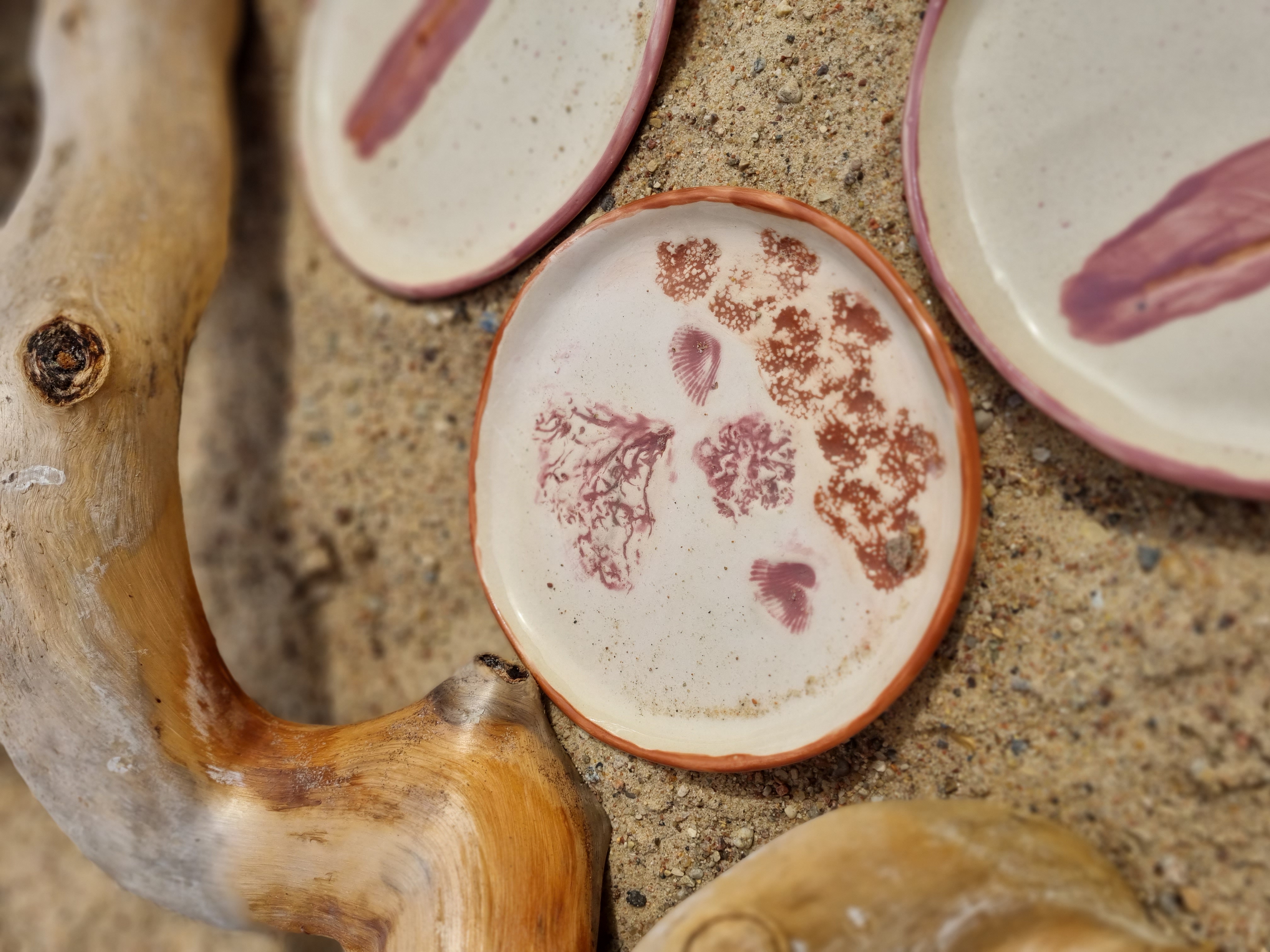 Atsiminimų lėkštelės "linkėjimai nuo jūros"