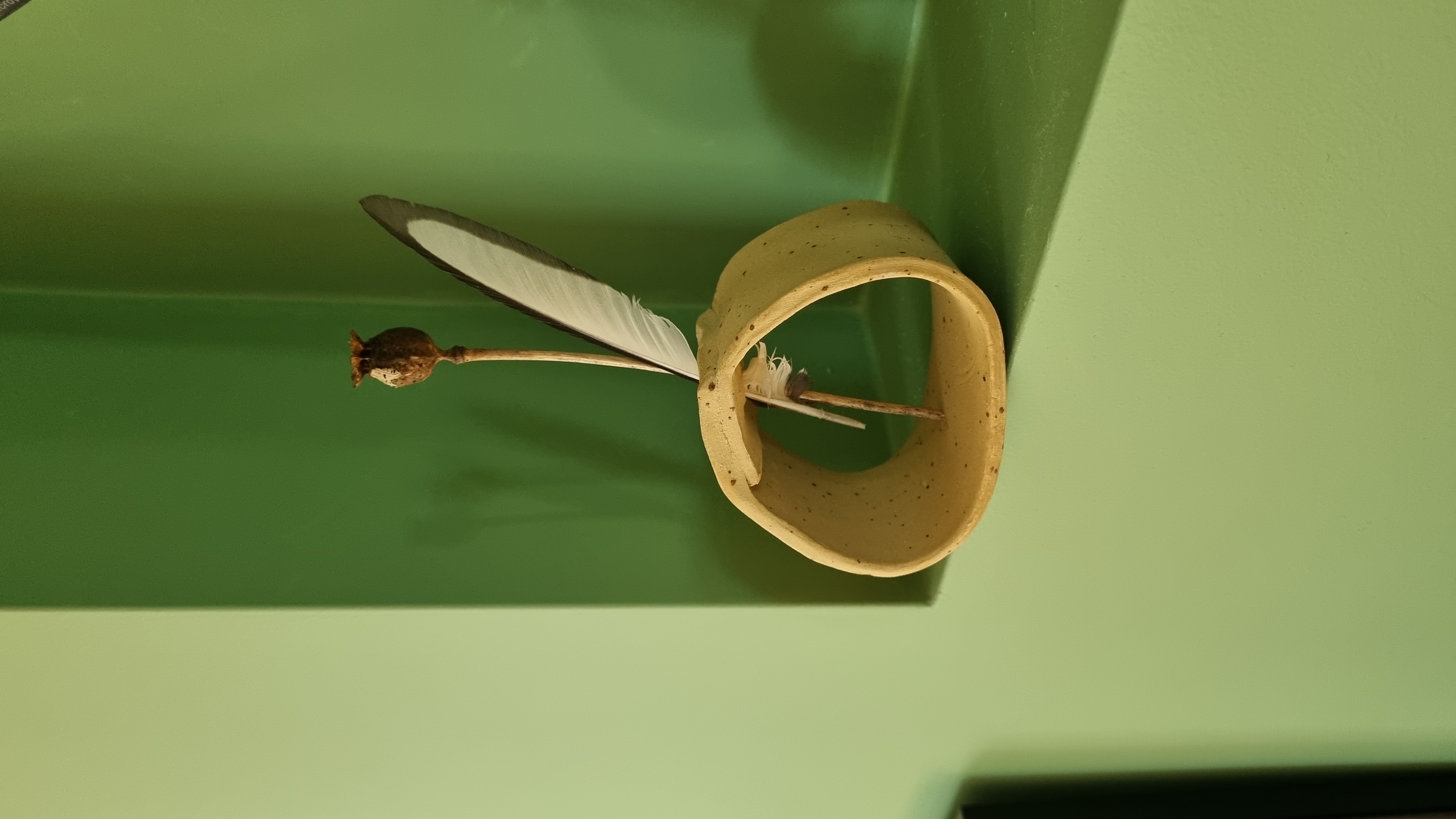 Minimalistinė vazelė džiovintoms gėlėms 