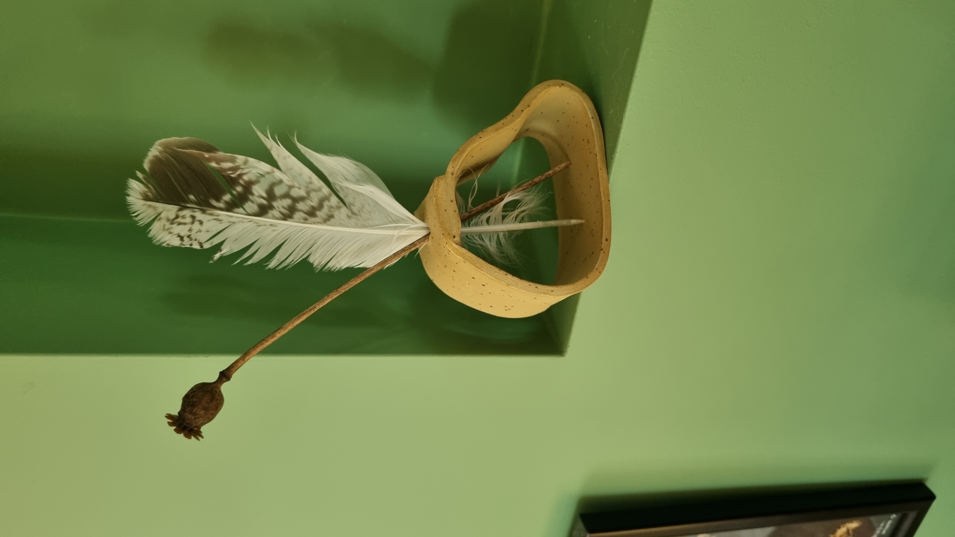 Minimalistinė vazelė džiovintoms gėlėms 