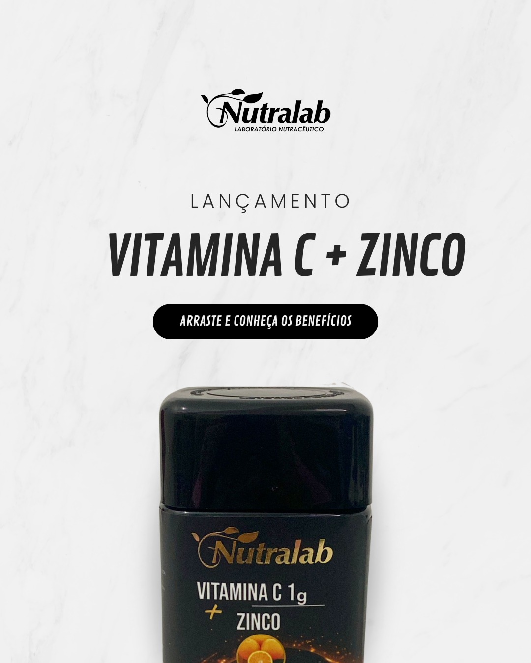Vitamina C1g + Zinco c/60 capsulas 