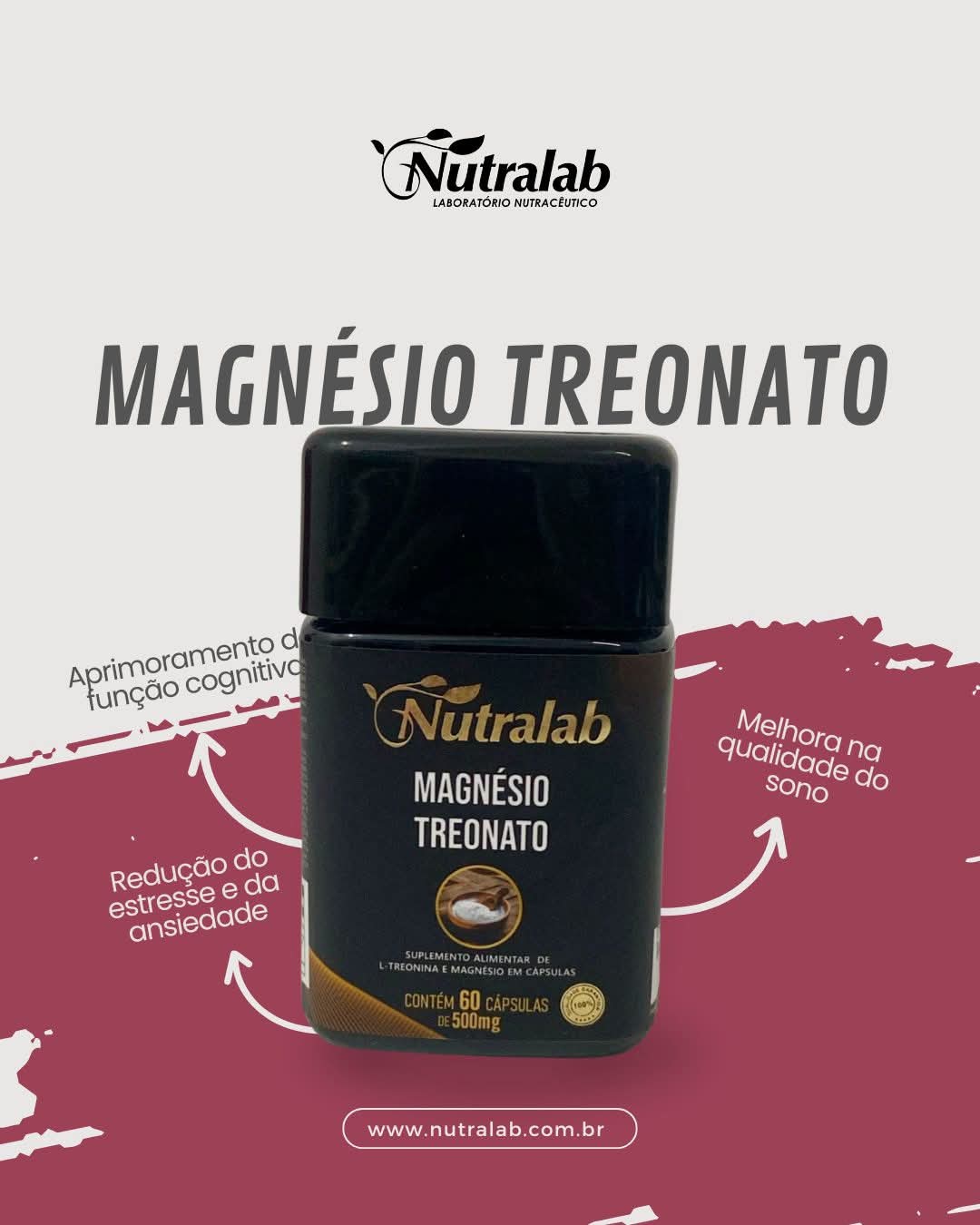 Magnésio Treonato c/60 capsulas