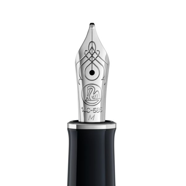 Pelikan Nib for M405 - 14C 585 gold Rhodium-plated EF F M B