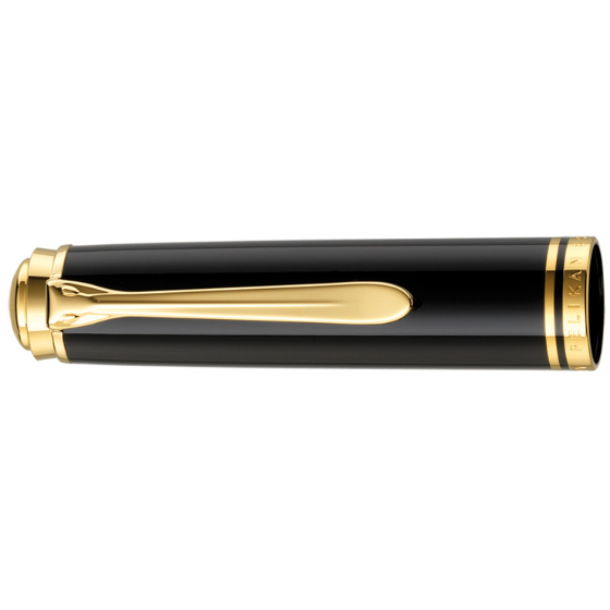 Pelikan piston fountain pen Souverän M1000 black spare part cap