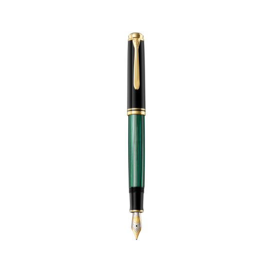 Pelikan Fountain pen Souveran M400 green blue red black and tortoiseshell-white EF F M B 