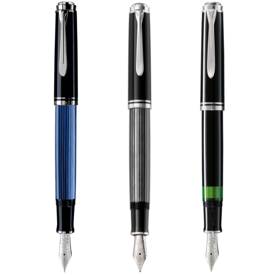 Pelikan Fountain pen Souveran M805 green blue red black EF F M B BB