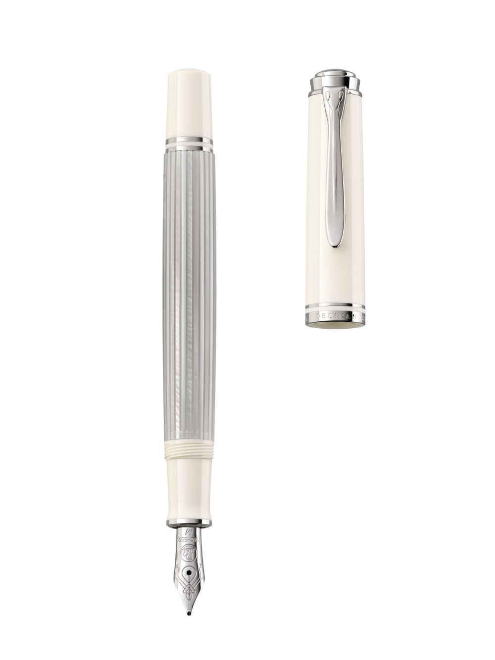Pelikan Fountain pen Souveran M405 Silver-White