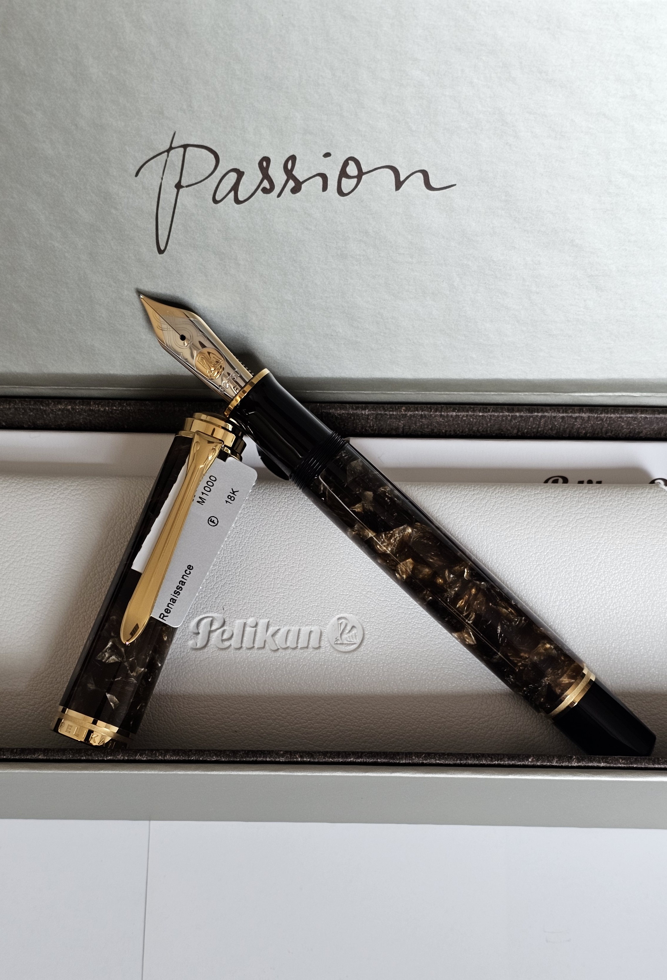 Pelikan fountain pen M1000 Renaissance Brown in Gift box