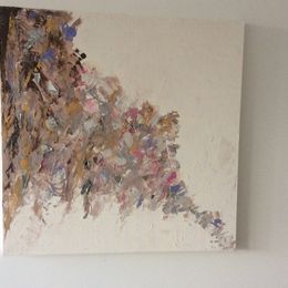Abstract Art forest leaves 